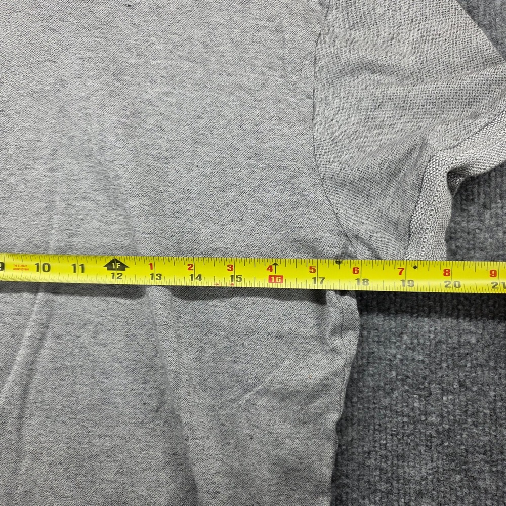 Porsche Design Mens Hidden Placket Polo Shirt Grey Short Sleeve Small 202-JY236 - Picture 6 of 7